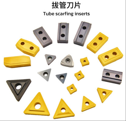 kupować Various Types High-performance CVD/PVD Coated Cemented Carbide Inserts For Tube Scraping Needs online manufacture