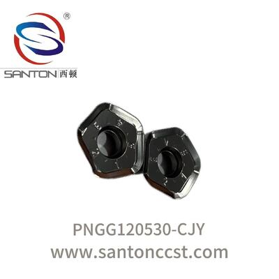 Wstawki do frezowania wysokiego dopływu o twardości 90,5 HRA i klasie P30 do przetwarzania stali nierdzewnej