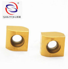 Złote i szare czarne fioletowe P25 Wymienne płytki frezarskie ISO9001 Wymienne płytki frezarskie z węglików spiekanych