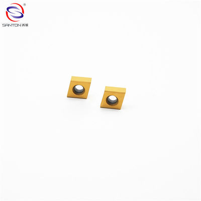 Dobra cena Wymienne płytki z węglika spiekanego YG8 91.5 HRA Stal wysokomanganowa Powłoka CVD w Internecie