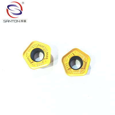 Dobra cena Wzór złotej wstążki C1 ANSI PVD Powlekane płytki frezarskie w Internecie